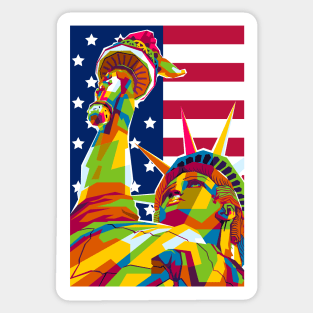 Freedom Statue of New York Sticker